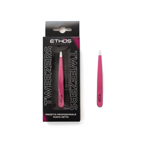 Ethos Tweezers – Pinzetta Rosa Professionale Punta Retta