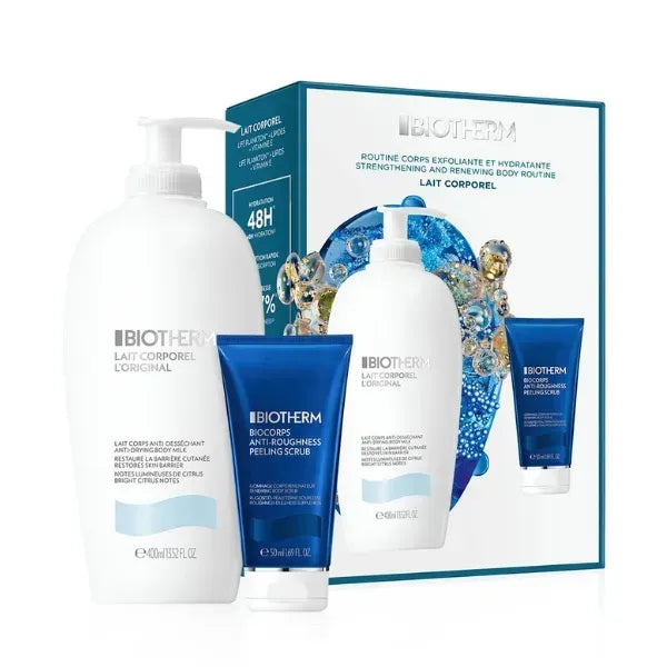 Biotherm Cofanetto LAIT CORPOREL 400 ml + Esfoliante corpo 30 ml Omaggio