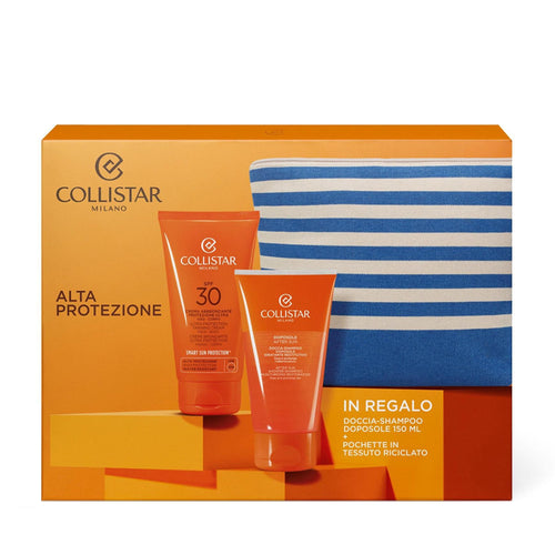 Collistar KIT Crema Abbronzante Prot. Ultra SPF30 Viso Corpo + Doccia Doposole