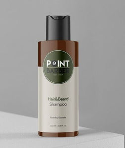 Farmagan Point Barber HAIR & BEARD Shampoo 100 ml - Shampoo capelli e barba