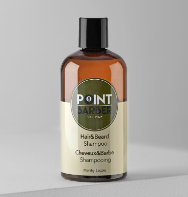 Farmagan Point Barber HAIR & BEARD SHAMPOO 300 ml - Shampoo barba e capelli