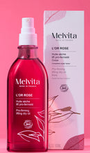Carica l'immagine nel visualizzatore di Gallery, Melvita L'OR ROSE Huile seche lift pro-fermeté Corps 100 ml - Olio rassodante