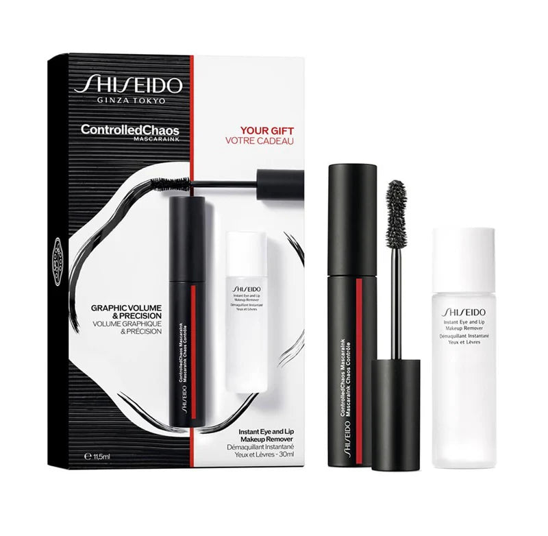 Shiseido Mascara Controlled Chaos Mascaraink - Set Mascara Volume con omaggi