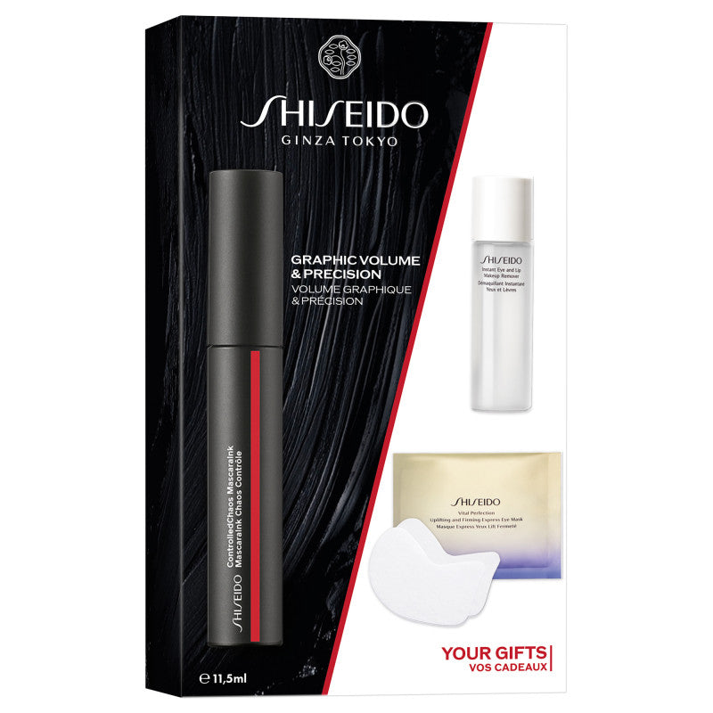 Shiseido Mascara Controlled Chaos Mascaraink - Set Mascara Volume con omaggi