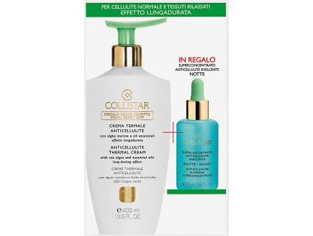 Collistar CREMA TERMALE Anticellulite 400 ml +  Anticellulite Snellente Notte - MIA PROFUMERIA