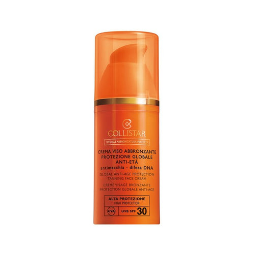 COLLISTAR CREMA VISO ABBRONZANTE PROTEZIONE GLOBALE ANTI-ETA' 50 ml - MIA PROFUMERIA