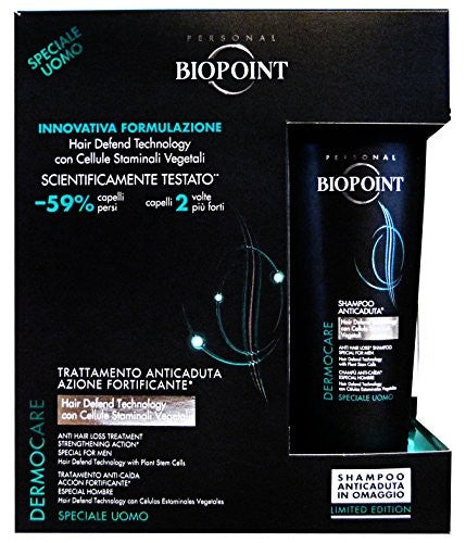 Copia del Biopoint Trattamento Anticaduta Uomo Azione Ridensificante 12x6 ml + Shampoo Omaggio - MIA PROFUMERIA