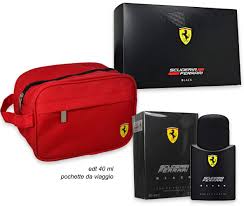 Ferrari Scuderia BLACK Set Eau de Toilette Vapo 40 ml + Pochette - MIA PROFUMERIA