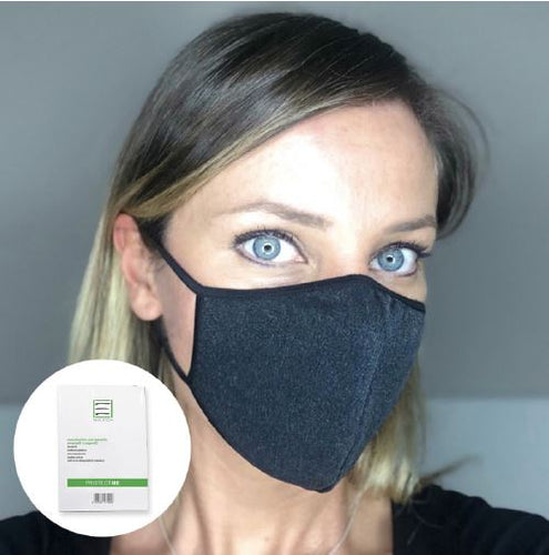 Beautech Mascherina in tessuto Emana (R) PROTECTME - Grigia - MIA PROFUMERIA