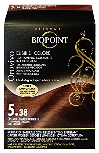 Biopoint Elisir di Colore 5.38 Castano Chiaro Cioccolato - Colorante capelli - MIA PROFUMERIA