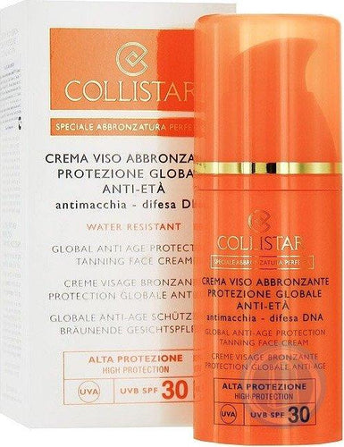 Collistar CREMA VISO ABBRONZANTE Protezione Globale Anti-Età 30-50 ml - MIA PROFUMERIA