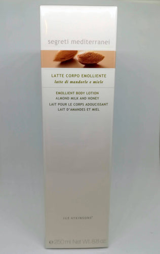 Atkinsons Segreti Mediterranei Latte Corpo Emolliente Mandorle e Miele 250 ml - MIA PROFUMERIA